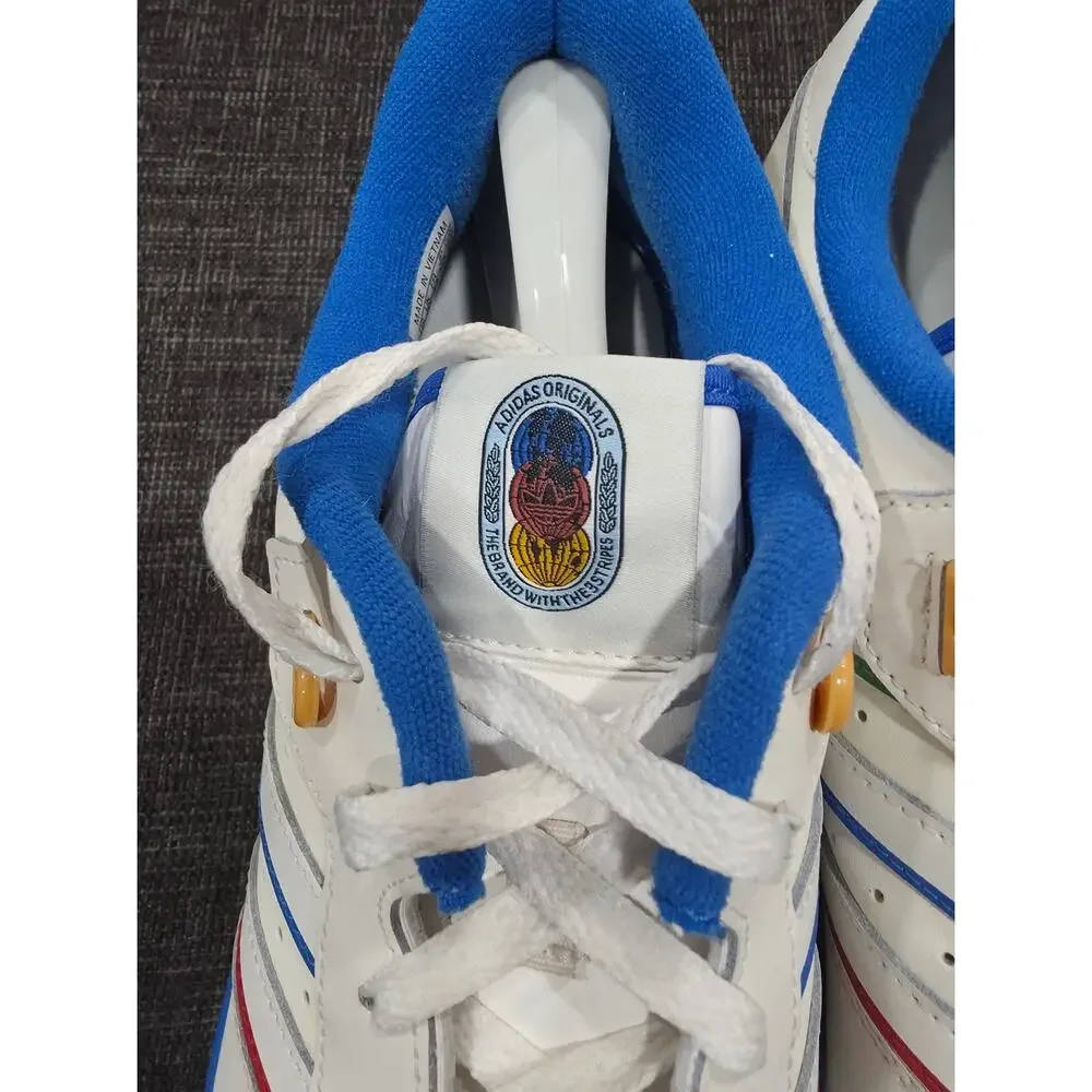 adidas Rivalry Low Paris Olympics Heritage White Blue Red JI0866 Men's Size 13